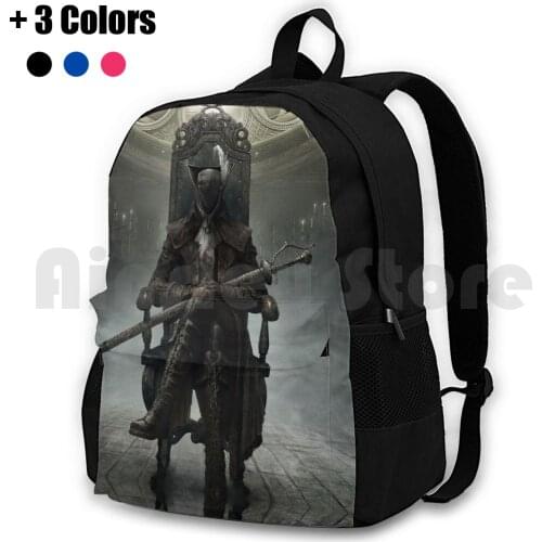 Bloodborne Ps4 Game Designs Outdoor Hiking Backpack Waterproof Camping Travel Bloodborne Ps4 Games Ps4 Bloodborne