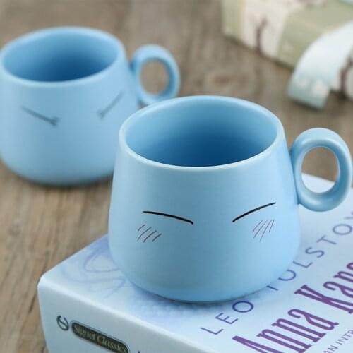 Japanese Anime Tensei Shitara Slime Datta Ken Rimuru Tempest Ceramic Coffee Cartoon Water Mug Cup Gold Stamping Creative Gifts