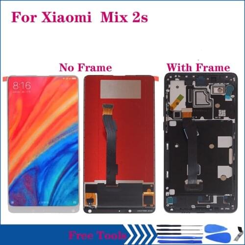 5.99" AAA LCD For Xiaomi Mi Mix2S LCD Display Touch Screen Panel Digitizer Assembly for xiaomi MI Mix 2S LCD Screen with Frame