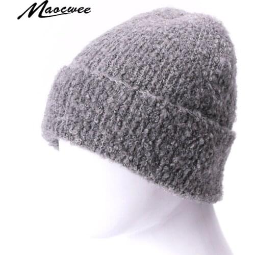 Winter Wool Beanie Hat For Women And Men Solid Color Knited Hats Fashion Female Warm Skullies Beanies High Quality Casual Bonnet