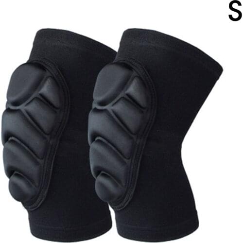 1 Pair Adults Children Sponge Thickened Ski Knee Pads Sports Dance Running Skating Snowboard Knee Support Protection
