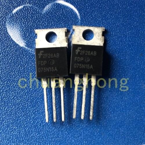 1pcs/lot FDP075N15A Original brand new High current triode Field effect MOS tube TO-220