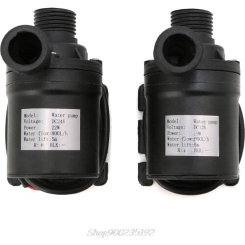 2PCS 800L/H 5M Submersibles Water Pumps Solar Brushless Motor Wate Pump Circulation Pump(DC12V and DC24V)
