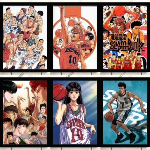 Diamond Embroidery Full Square Round 5D Diamond Painting Anime Slam Dunk Cross Stitch Kits Mosaic Kids Room Decoration