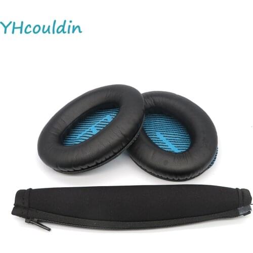 YHcouldin Ear Pads For Bose QC25 Headphone Replacement Pads Headset Ear Cushions