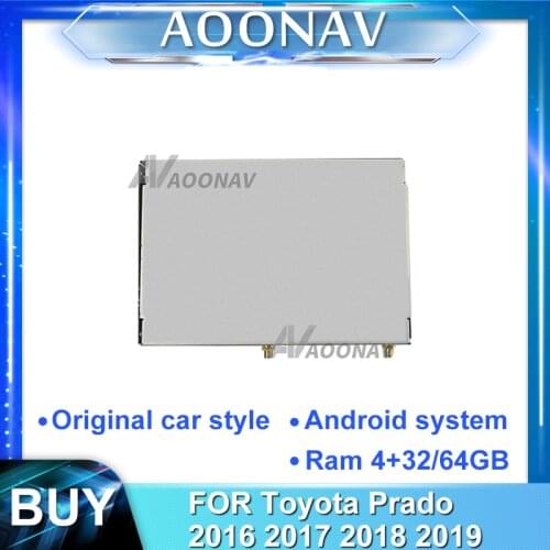 2din android car radio Decoding Box for-Toyota Prado 2016 2017 2018 2019 car GPS navigation Video Interface Decoding tool