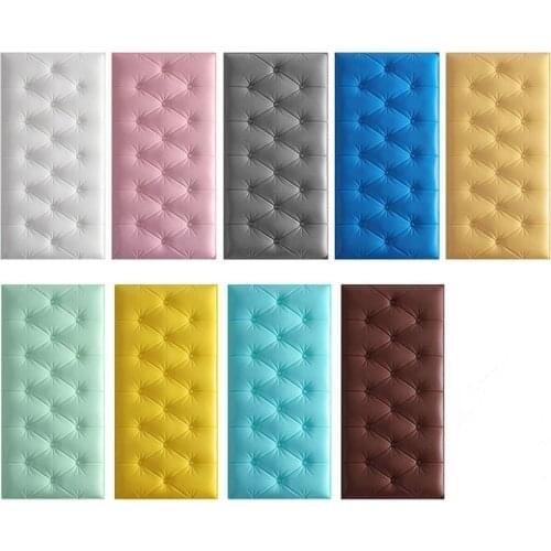 Childrens Bedroom Foam Cushion Home Decoration 3d Wall Sticker Wallpaper Anti-collision Self-adhesive Thick Tatami Wall Cushion