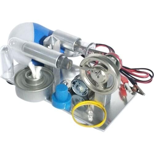 Stirling Engine External Combustion Engine Micro-generator Birthday Gift Engine Steam Engine Model Engine Mini School Experiment