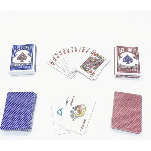 New Hot 1 pcs Plastic Playing Cards wear-resistantWaterproof Smooth Poker Card Board Games 63*88mm