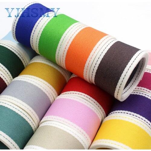 I-19712-1597, 38mm 1'' Double-sided solid color printed grosgrain ribbon packaging design, DIY accessories handmade materials