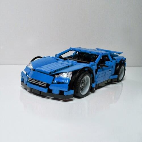 IPIN technology building blocks moc-2160 Arakawa super sports car car assembling toy building blocks boys birthday gift