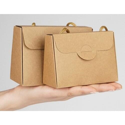 Small size:11*4.5*8cm Retro Art gift box Gift packing box Dried fruit food Hand kraft paper packing box 100pcs/lot