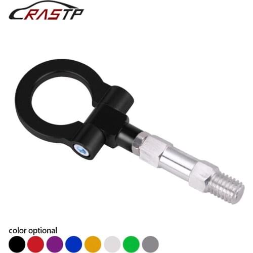 RASTP-Aluminum Towing Hook Ring Kit On Tow Hook Eye Towing Colorful CNC JDM Style For BMW 3/4/5 Series RS-TH008-12