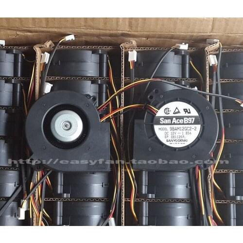 Original 9bam12gc2-2dc12v1.85a turbine fan 9733 super violent wind