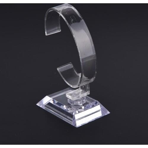10 Cm Plastic Wrist Watch Display Rack Holder Sale Show Case Stand Tool Clear Jewelry Packaging Total Height Watch Display Stand