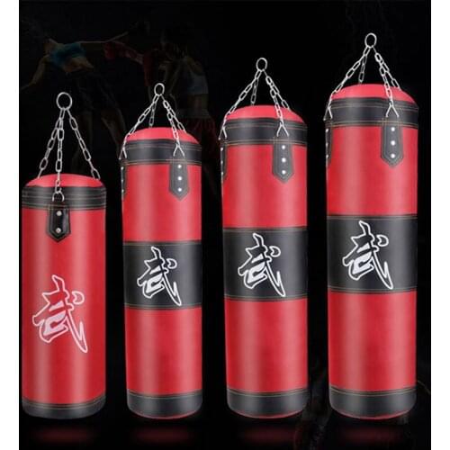 Professional Boxing Punching Bag Training Fitness With Hanging Kick Sandbag adults Gym Exercise empty-Heavy boxing bag