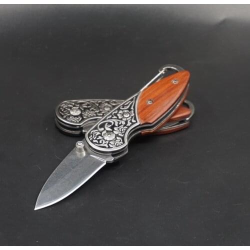 Folding Knife Survival Tactical Knife With Keychain Hunting Outdoor Camping utility Pocket Knives 440C Blade EDC Multi Tools