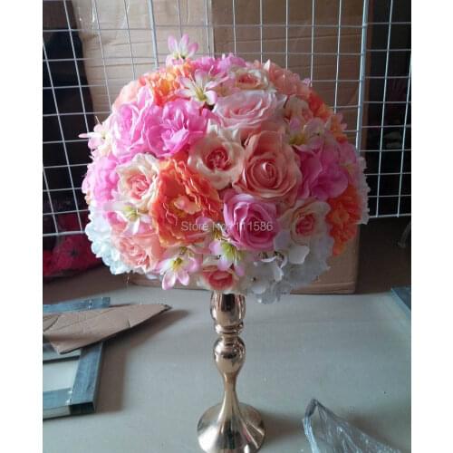 SPR 40CM wedding table centerpiece flower ball wedding decoration artificial arch flowers party home backdrop decorative flore