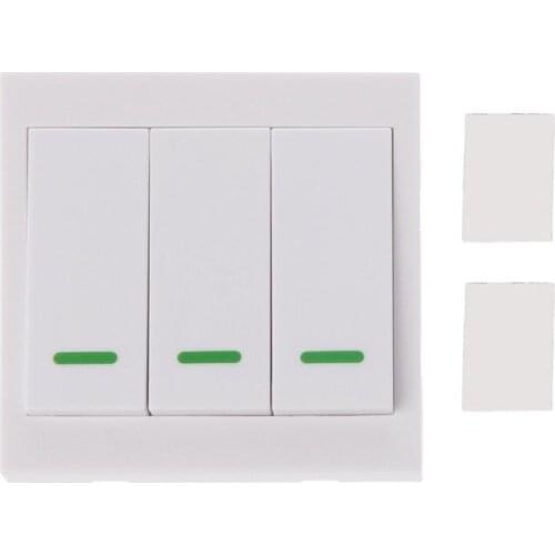 1/2/3 Button 433MHz RF Wireless Remote Control Switch 86 Household Wall Panel Smart Switches