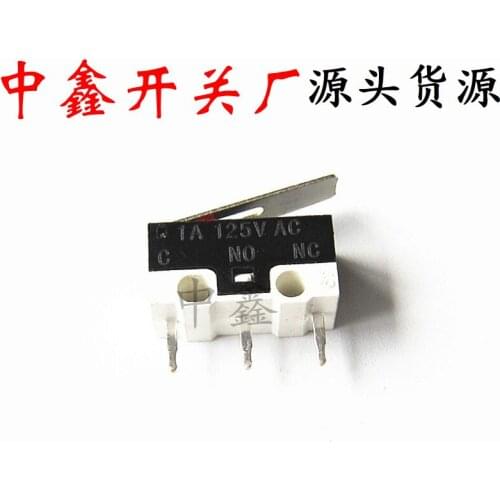 10pcs/lot Mouse switch Tripod handle button Touch Micro switch 1A 125VAC