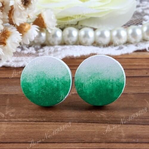 16mm Round High Quality Photo Wood Laser Cut Cabochon to make Rings, Earrings, Bobby pin,Necklaces, Bracelets