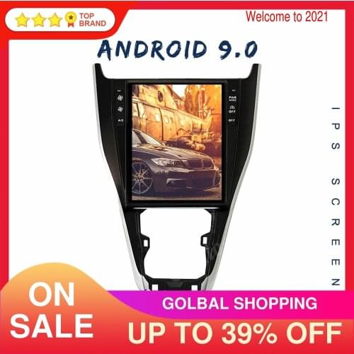 4+128G Android 9.0 For TOYOTA Harrier 2013-2019 Car GPS Navigation Auto Radio Stereo Head Unit Multimedia Player Tesla Style IPS