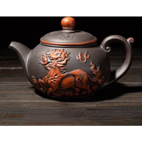 Yixing Teapot Purple Clay Handmade Teaware Chinese Xishi pot Dahongpao Oolong Puerh Tie Guanyin Kungfu Green Tea Pots Ceremony