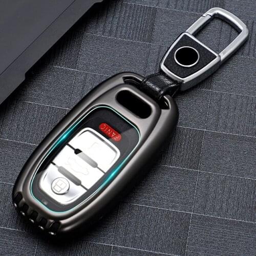 NEW key cover Auto Protection Key Covers CAR KEY Case For Audi A6L A4L Q5 A3 A4 B6 B7 B8 Smart Shell Accessories Car Styling