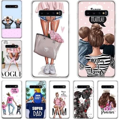 Baby Mom Girl Queen Phone Case For Samsung Galaxy A71 A70 A51 A50 A41 A40 A30 A21 A10 A01 A90 A20S A20E A10S M30S A6 A7 A8 A9Plu