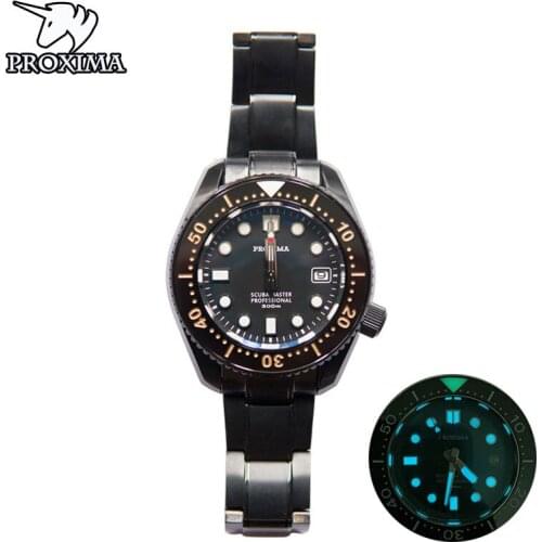 Proxima 2021 Men And Women Luxury Automatic Mechanical Watch 300m Diving Watch C3 Super Bright Sapphire Watch Reloj Hombre