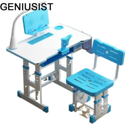 Per Bambini Pupitre Escritorio Mesinha Infantil Silla Y Mesa Infantiles and Chair Adjustable Bureau Enfant for Study Kids Table