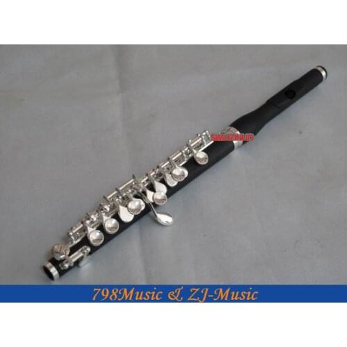 Imitate wood body Piccolo Flute Silver C Key Split-E Wood Case