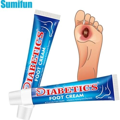 20g Diabetic Foot Cream Herbal Medical Diabetes Foot Ulceration Treatment Cream Itch Relief Moisturizing Skin Health Care