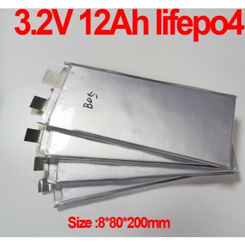 Lifepo4 3.2v 12ah lithium battery Lithium iron phosphate deep cycle for 24v 36 48v ebike Power Tools Golf Cart scooter Propeller