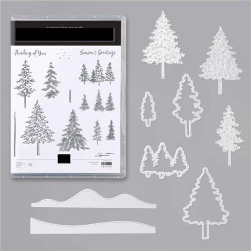 IN THE PINES Metal Cutting Dies and Stamps For Scrapbooking DIY Paper/photo Cards New Design Cutting Dies Craft Cuts 2021