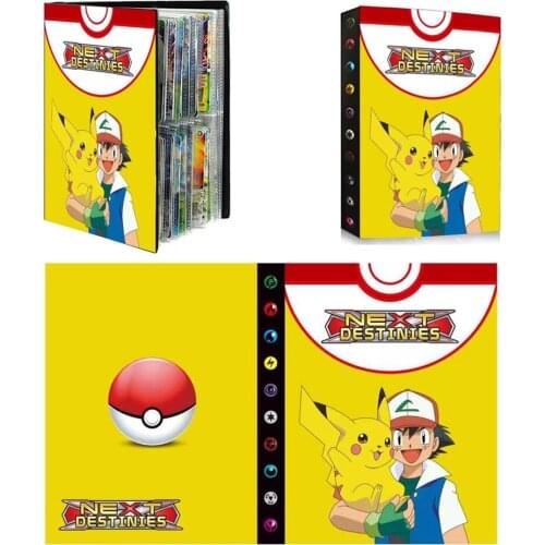 Cartoon Anime 240Pcs Holder Album Toy Collection Game Pokemones Cards Album Book Top for Kids Gift