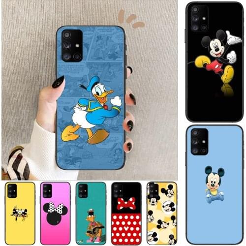 New 2021 cute phone case disney mickey bear dog Phone Case Hull For Samsung Galaxy A50 A51 A71 A70 A52 A40 A30 A31 A80 A20E 5G