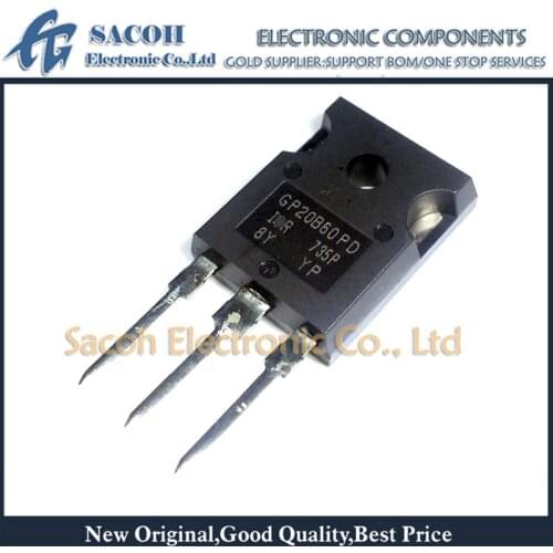 New Original 10PCS/Lot IRGP20B60PDPBF IRGP20B60PD GP20B60PD GP20B60 20N60 TO-247 22A 600V Power IGBT
