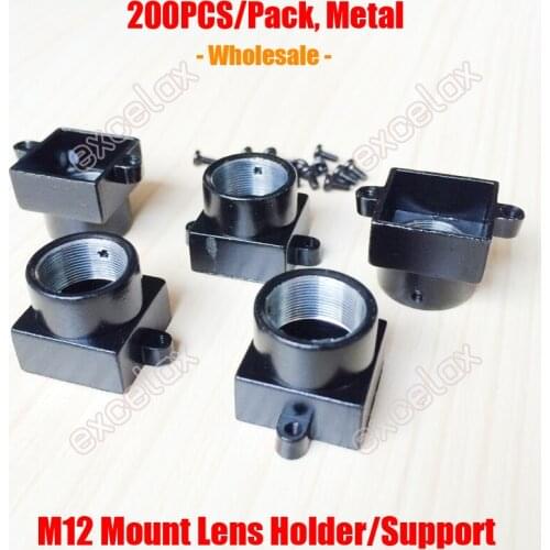 Wholesale 200PCS/Pack Metal M12 Lens Mount CCTV Camera Module Board Lens Holder Bracket Support Connector Adapter Screw Spacing