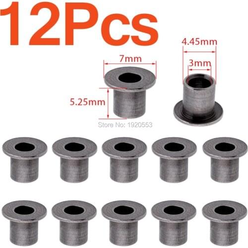 12pcs HSP 02101 Steering Plate Bushing Parts For 1/10 R/C Model Car Spare Hardware Fit HPI Bullet MT 3.0 WR8 Flux Redcat