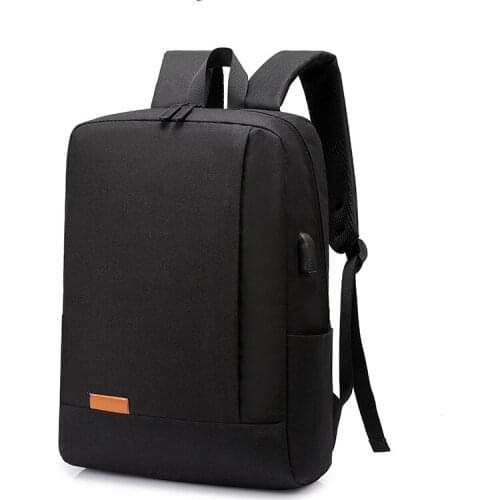 Laptop Computer Travel Usb Charg Backpack Bags for Men Women Solid Light Student School Bookbag Fashion Simply Back Pack New