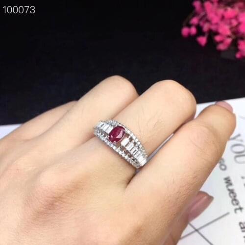 Real ruby ring Free shipping Natural real ruby 925 sterling silver Handworked jewelry Fine jewelry For Man Or Women