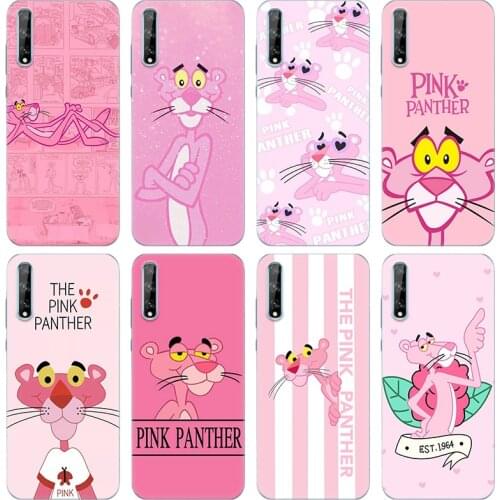 Hot Pink Panther Soft Silicone Phone Case for Huawei Y5 Lite 2018 Y7 Y6 Prime 2018 Y9 2019 Y9S Y5P Y6P Y7P Y8P 2020 Cover