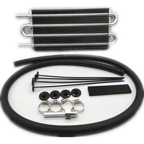 4/6/8 Row Universal Aluminum Alloy Remote Transmission Oil Cooler/Automatic Manual Radiator Converter APPLICATION: TUBE diomete