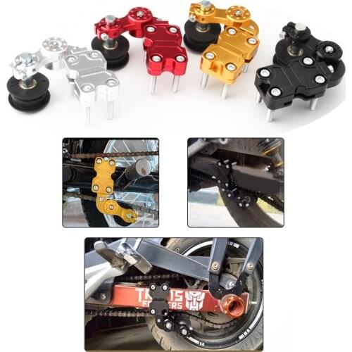Universal Aluminum Alloy Brand New Adjuster Chain Tensioner Roller For Motorcycle /Chopper ATV Black/Red/Silver/Gold Color