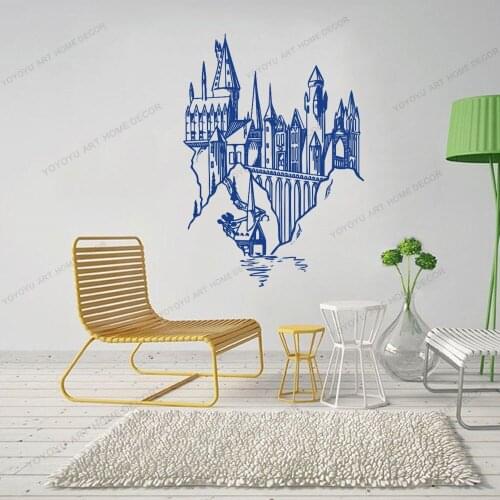 Castle Vinyl Sticker Kids Art Decor Mural Nursery Kids Room Home Decor Wall Decor living Wall Sticker DW9764