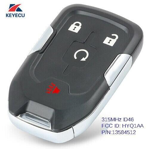 KEYECU Replacement Smart Remote Key Fob 4B 315MHz ID46 for 2018-2019 GMC Terrain HYQ1AA