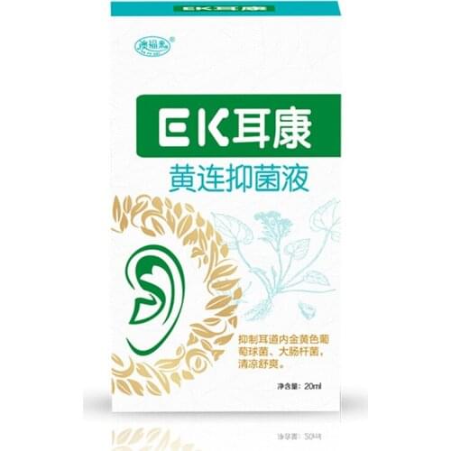 20ml Ear Liquid Acute Otitis Drops Herbal Earwax Tinnitus Deafness For Ear Deafness Tinnitus Ear Swelling Ear Pus Caring