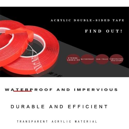 1pcs Transparent Silicone Double Sided Tape High Strength Traceless Tape Stickers Household Goods Car Stickers 5,10,15,20,30,40m