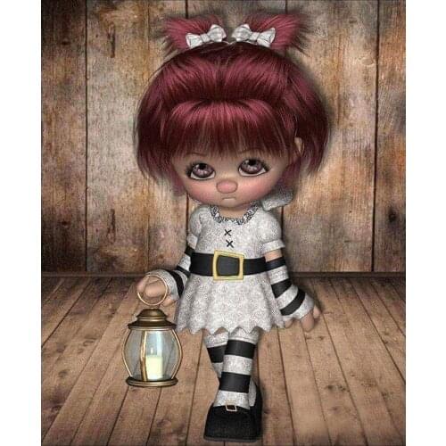 Full Square/Round Drill 5D DIY Diamond Painting "Cartoon girl" 3D Embroidery Cross Stitch 5D Rhinestone Home Decor Gift